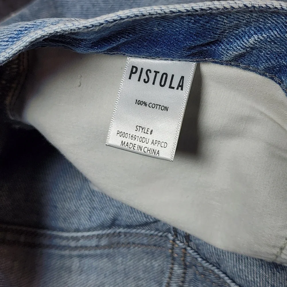 Pistola Hendrix Women's Wide‎ Leg Jeans Size 28 Y2K Grunge Distressed NWT